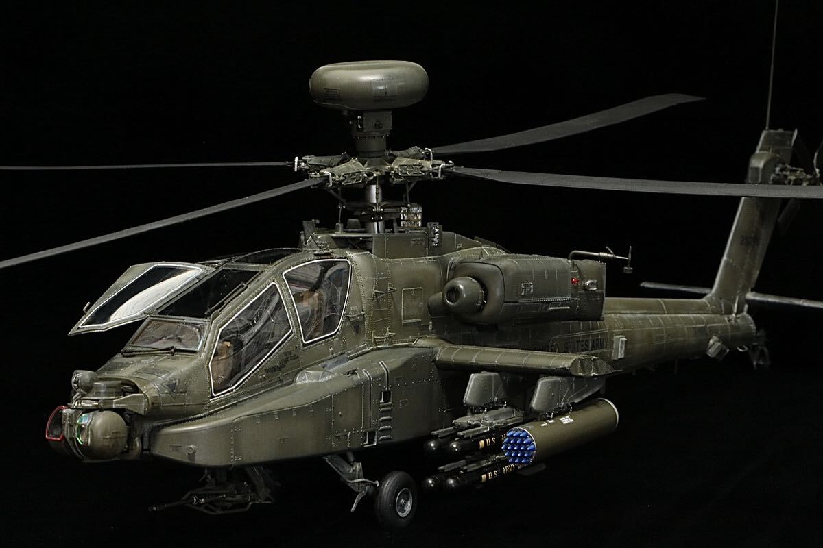 TAKOM 1/35 AH-64D Apache long bow final product ta com America land army 