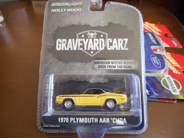 ★★1/64 グリーンライト プリムス AAR クーダ 1970 Greenlight Plymouth AAR Cuda Graveyard Carz Mopar★★_画像1