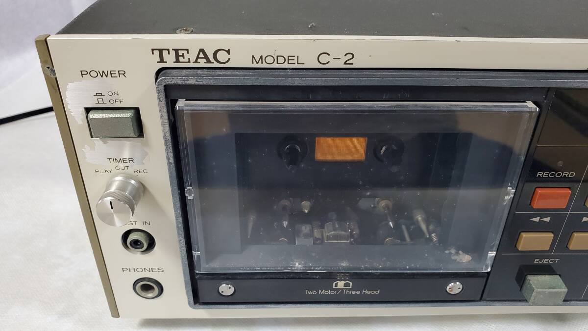 TEAC C-2 ティアック  カセットデッキ  (ジャンク品)の画像2