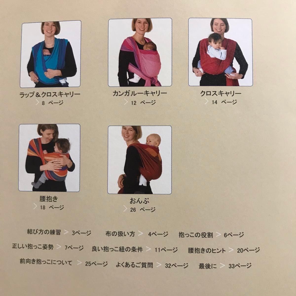 DIDYMOS ベビーラップ　説明書　説明DVD付き　綿100%