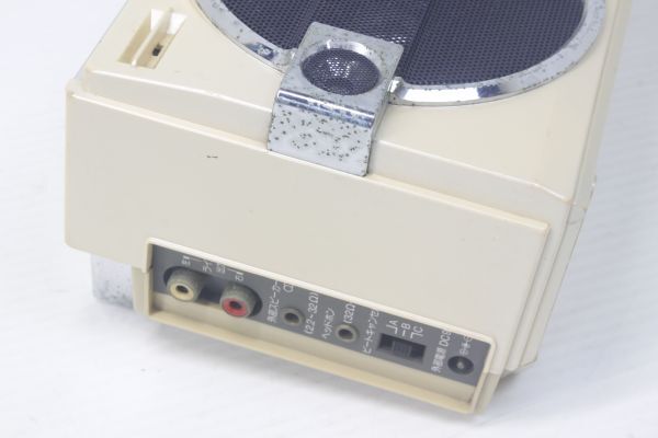 SHARP QT-7S シャープ Qt7 FM/AMステレオラジオカセット/ ラジオ付ステレオテープレコーダー /昭和レトロ_画像3