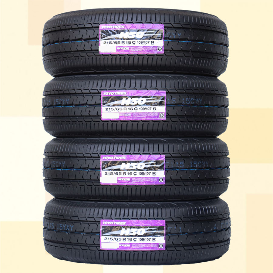 215/65R16C 109/107R RWL TOYO トーヨー H30 ホワイトレター 24年製 正規品 送料無料 4本税込 \72,400 より 1_画像1