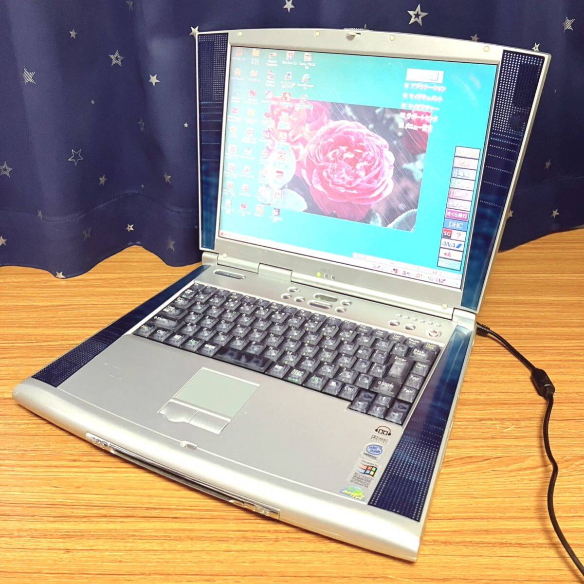 NEC/LaVie S LS50H/3/Windows 98/2000/x86 Family 6 Model 8 Stepping3/64MB/14.1型/ノートパソコン/現状品/通電OK/ジャンク/420_画像1