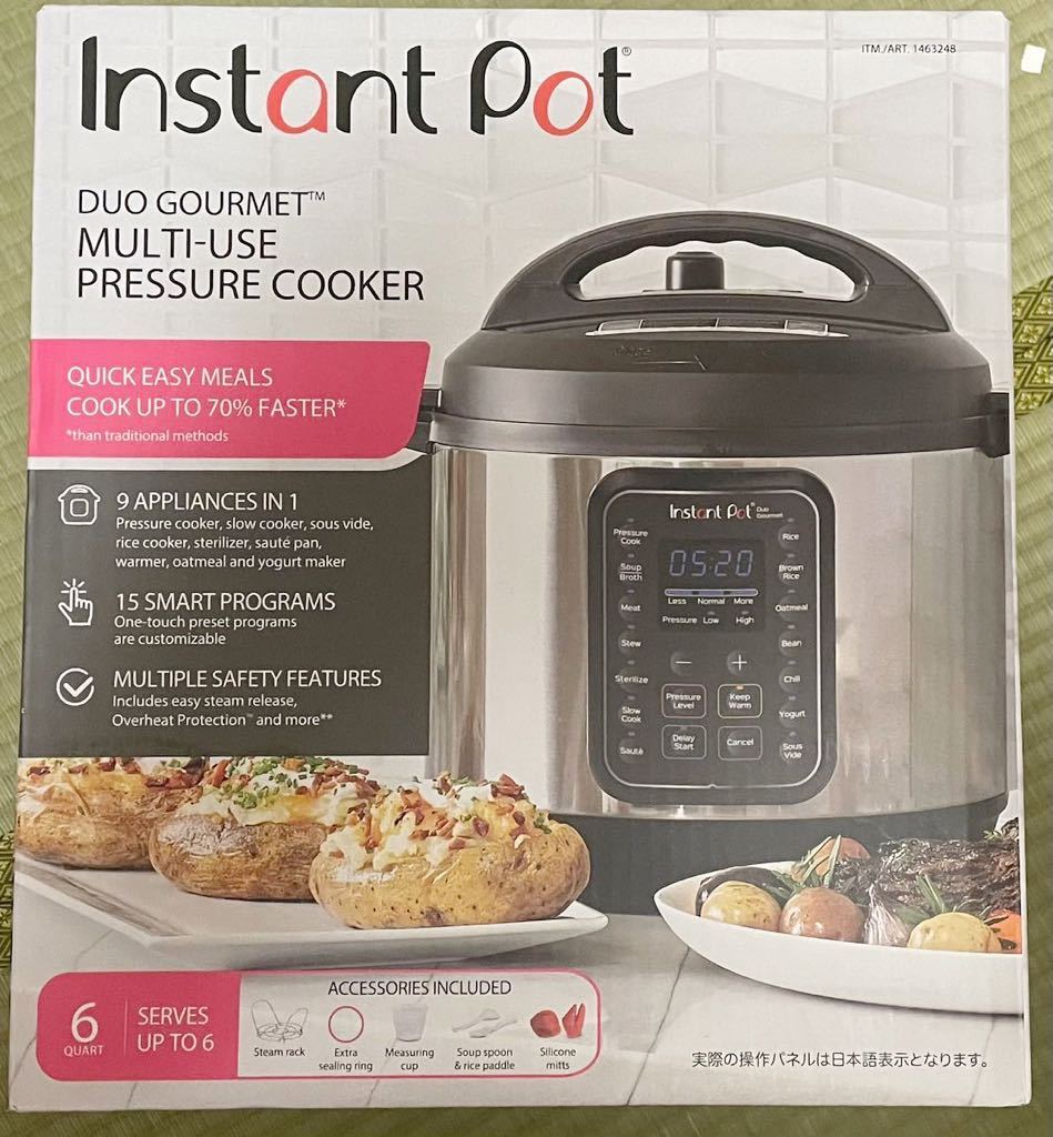 【新品未開封】インスタントポット 電気圧力鍋 DUO GOURMET ISP1011 5.7L Instant Pot_画像1