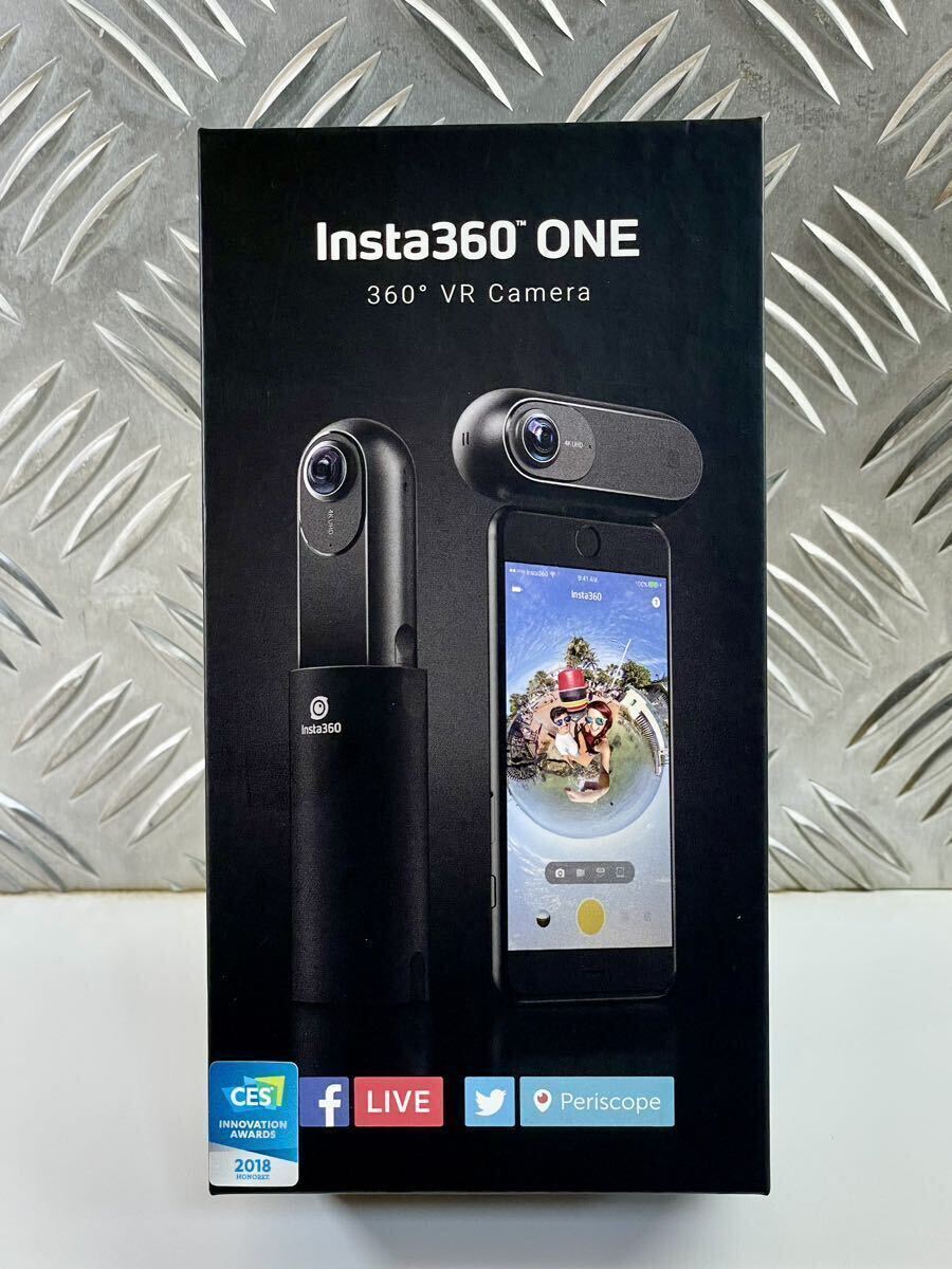 【美品】Insta360 ONE 360度 全天球 アクションカメラ， 24MP (7K) 写真 4Kビデオ 超広角 魚眼 レンズ _画像1