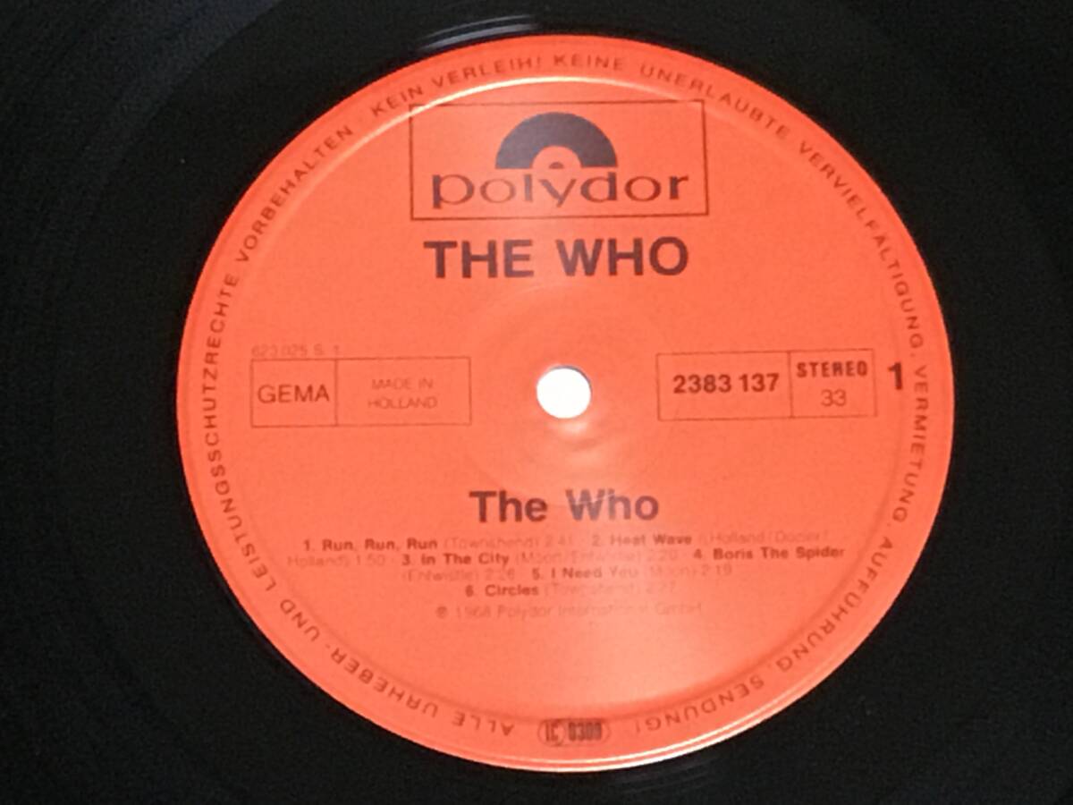 The Who -S/T LP ザ・フー_画像3