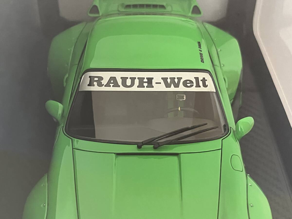 ignition model ignition model IG1953 1/18 RWB 993 Green Rough Rhythm KAMIWAZA JAPAN RAUH-Welt BEGRIFF breaking the seal goods that time thing out of print goods 