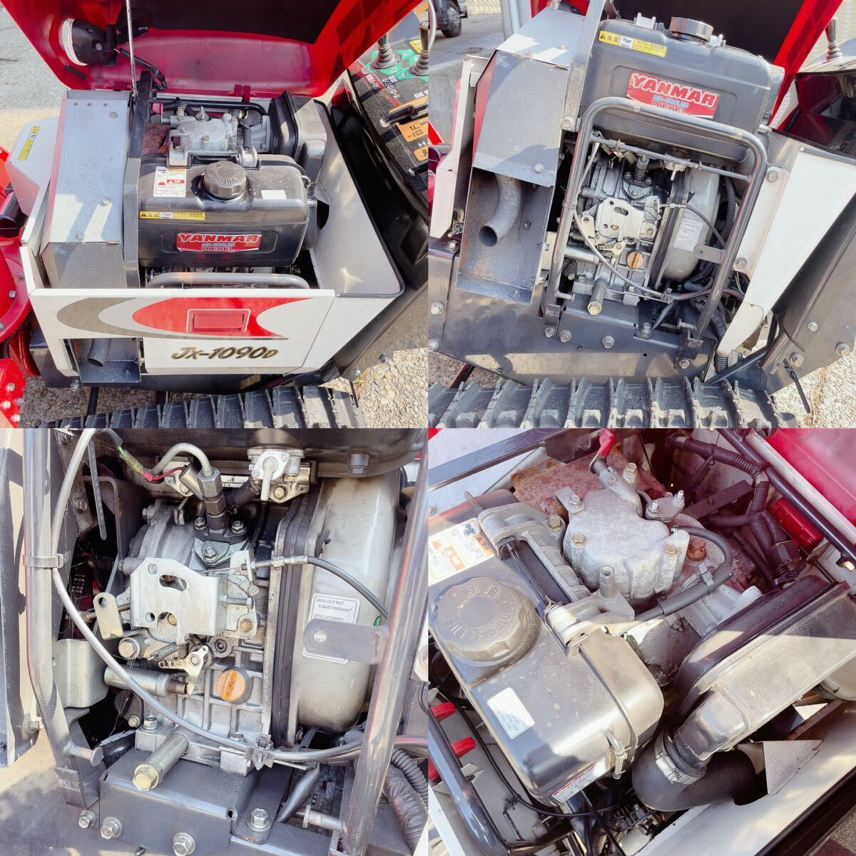 ★動作良好★発送可★引取歓迎★YANMAR ヤンマー 除雪機 JX-1090D セルスタート ディーゼル 電動シューター HST 油圧ローリング_画像9