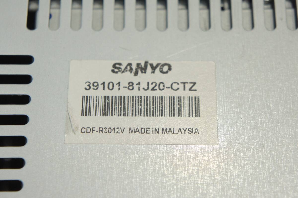 動作OK 39101-81J20-CTZ オーディオ MF21S MF22S MRワゴン MG21S MG22S モコ サンヨー CD CDF-R3012V スズキ 日産 純正 @5129s_画像4