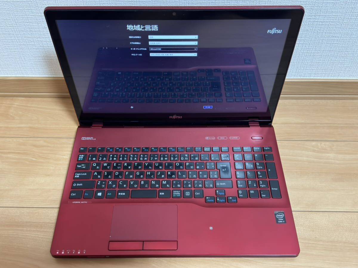 富士通 LIFEBOOK AH77/U 動作品 HD250GB SDD250GB Core i7搭載の画像5