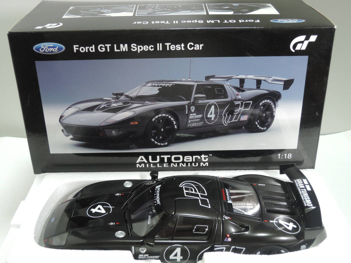 ☆1円始超レアAUTOart☆1/18 フオードFord GT LM Spec Ⅱ Test Car Carbon Black☆240331.の画像1