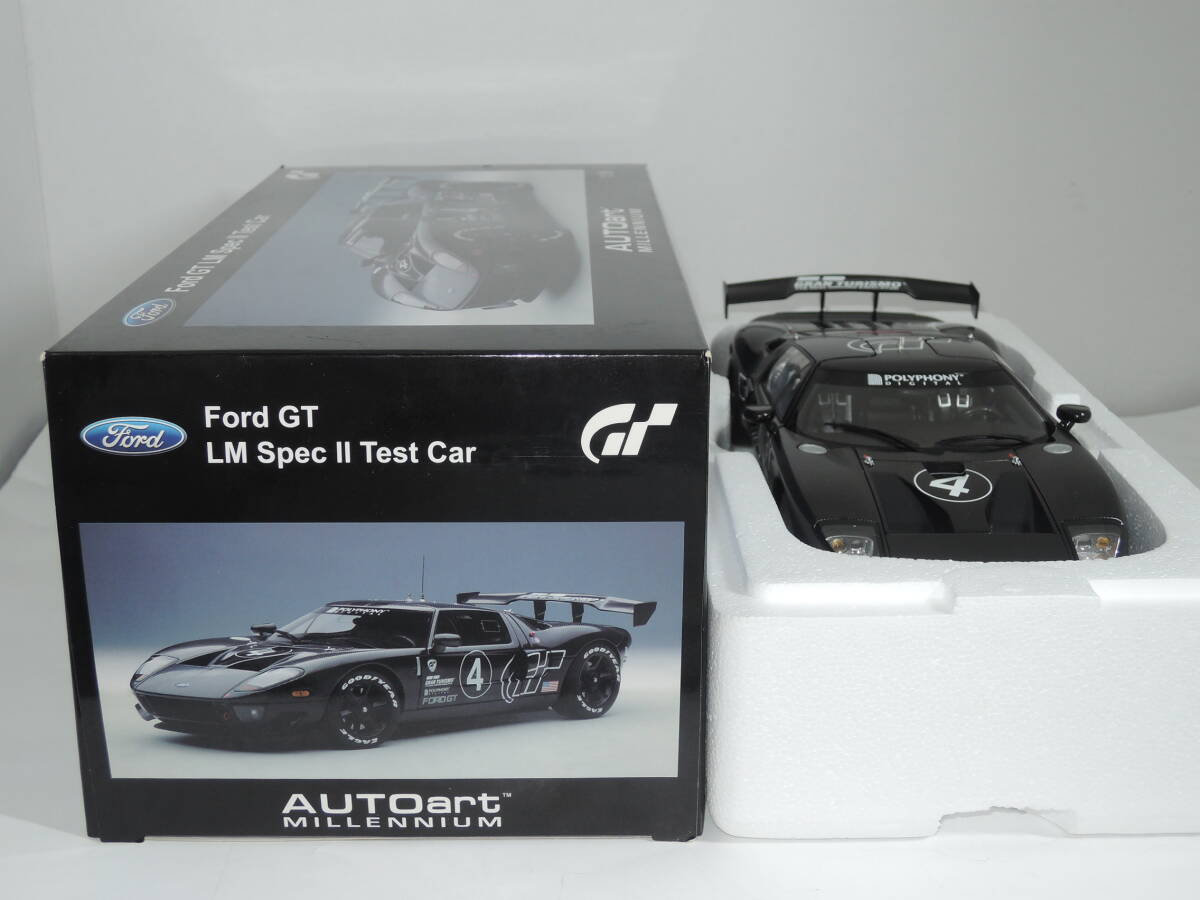 ☆1円始超レアAUTOart☆1/18 フオードFord GT LM Spec Ⅱ Test Car Carbon Black☆240331.の画像4