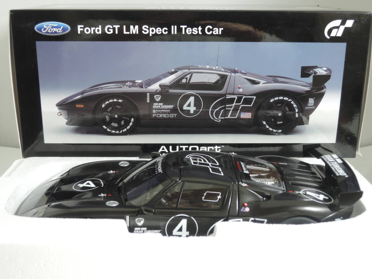 ☆1円始超レアAUTOart☆1/18 フオードFord GT LM Spec Ⅱ Test Car Carbon Black☆240331.の画像5