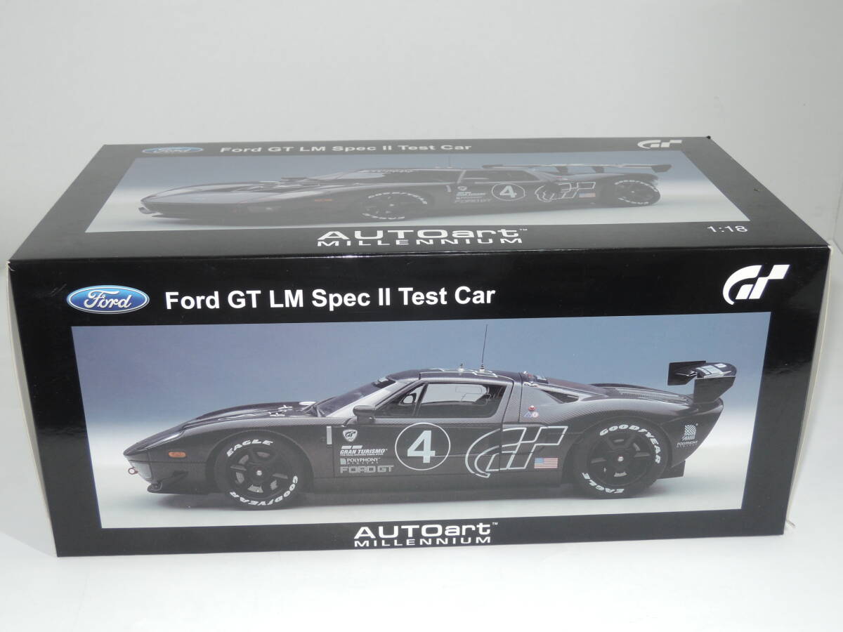 ☆1円始超レアAUTOart☆1/18 フオードFord GT LM Spec Ⅱ Test Car Carbon Black☆240331.の画像9