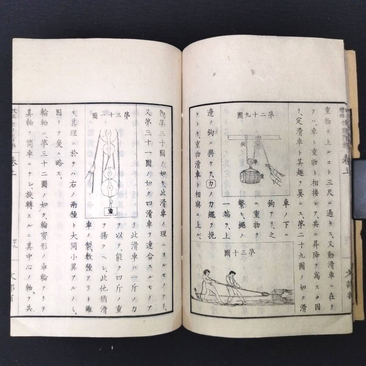 Y717 絵入◆物理階梯◆全3冊揃 化学 科学 天文学 道具など 片山淳吉 明治 時代物 木版画 浮世絵 UKIYOE 骨董 古美術 古文書 和本 古書_画像3