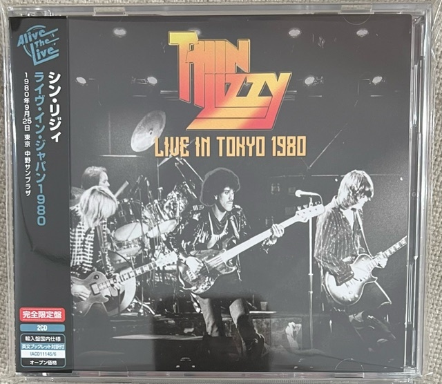 帯付【国内2CD】THIN LIZZY シン・リジィ LIVE IN TOKYO 1980 IACD11145_画像1