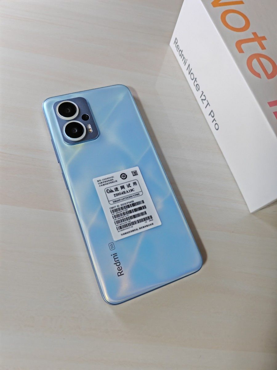 未使用】Redmi Note 12T Pro 12G/256G EU ROM ブルー|Yahoo 未使用】Redmi Note 12T Pro 12G/256G EU ROM ブルー|Yahoo