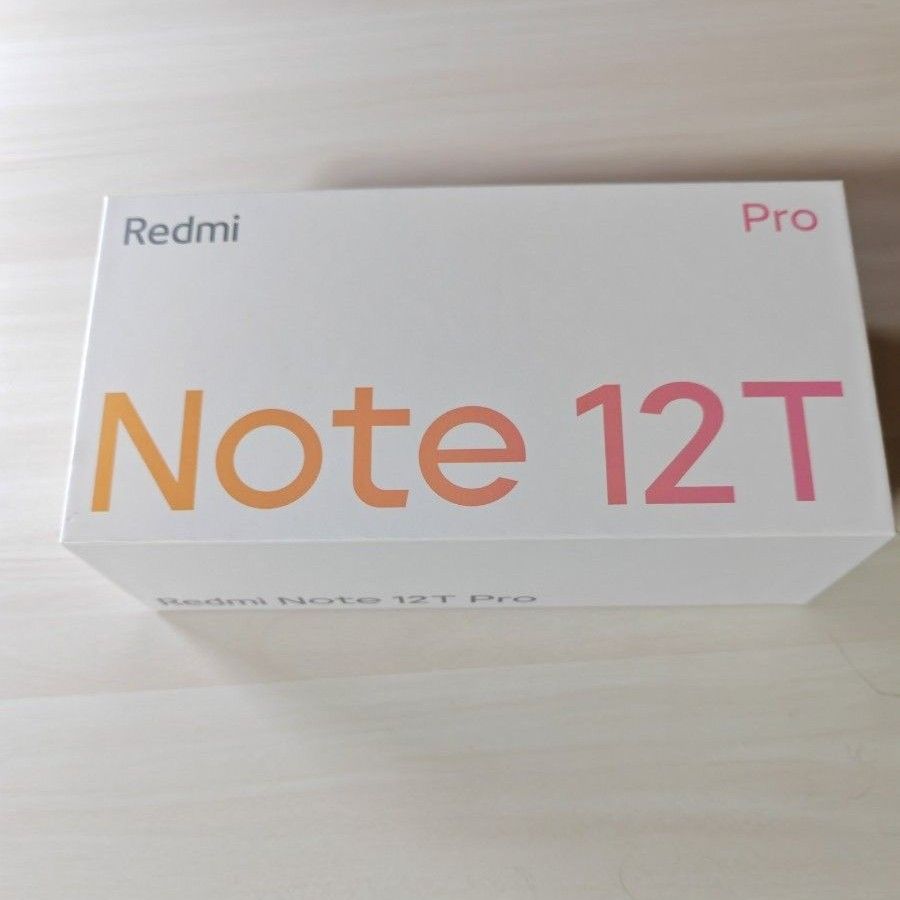 【未使用】Redmi Note 12T Pro 12G/256G EU ROM ブルー