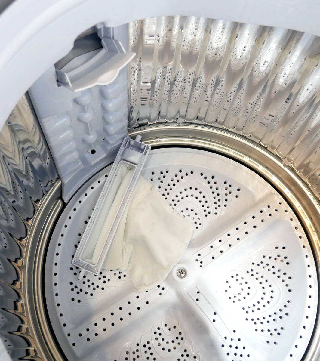 ★送料無料★(R602-B322)シャープ SHARP 全自動洗濯機 ES-G60TC-W 6.0kg 2018年製_画像5