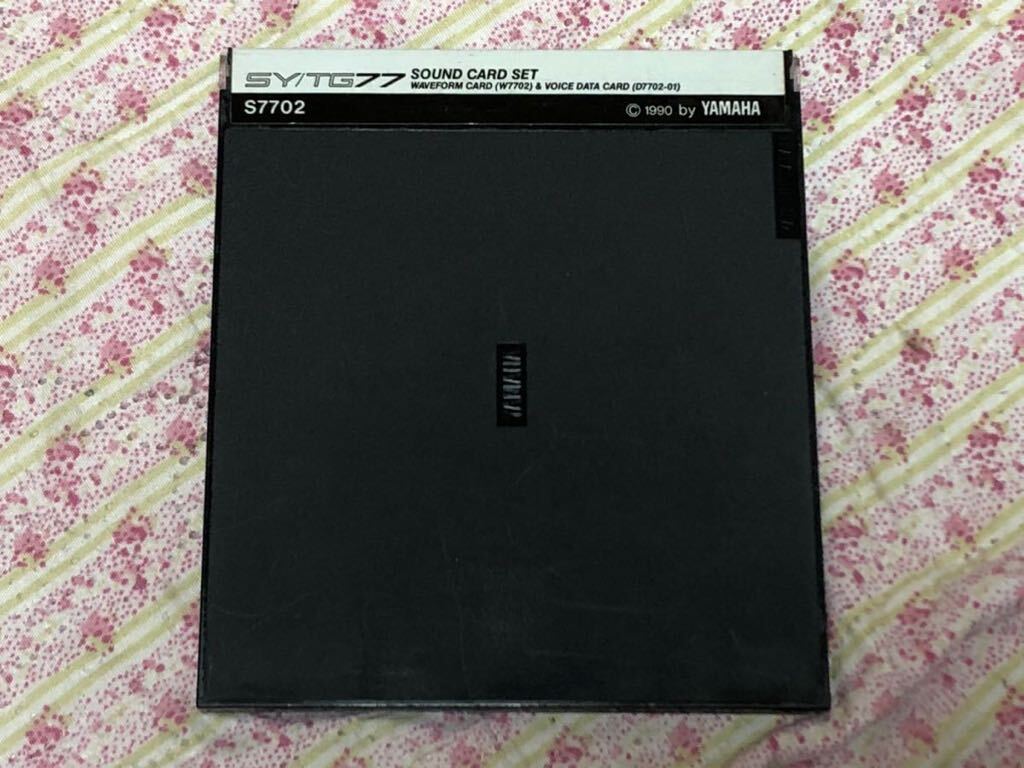 YAMAHA　SY77/TG77用 データカード SOUND CARD SET DRUMS 1 S7702 中古品_画像5