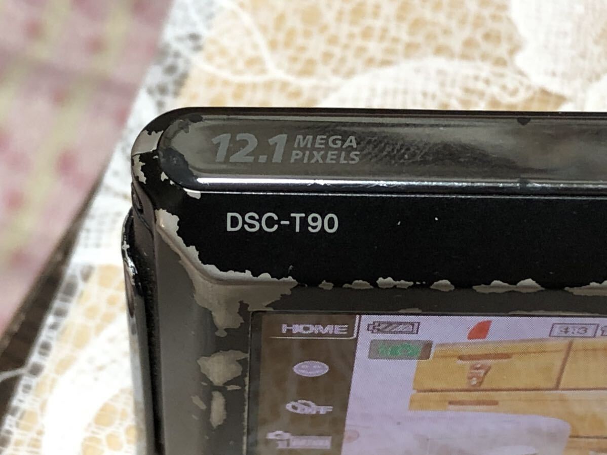 SONY Cyber-shot DSC-T90 撮影可　電池・充電器付　中古品_画像4