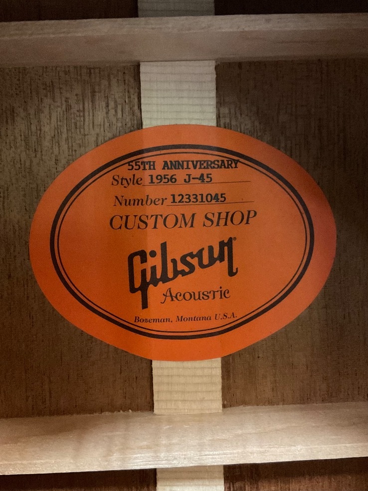 u54046 б/у Gibson 55th Anniversary 1956 J-45 2011 год производства 