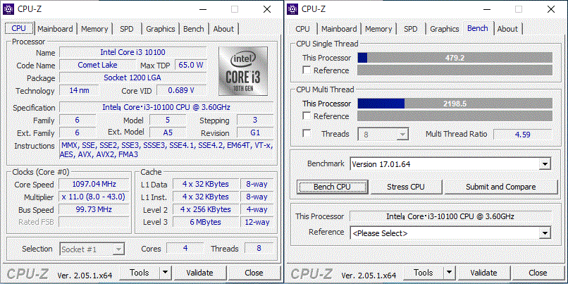 Intel Core i3-10100 3.60GHz LGA1200 第10世代 動作確認済_画像4
