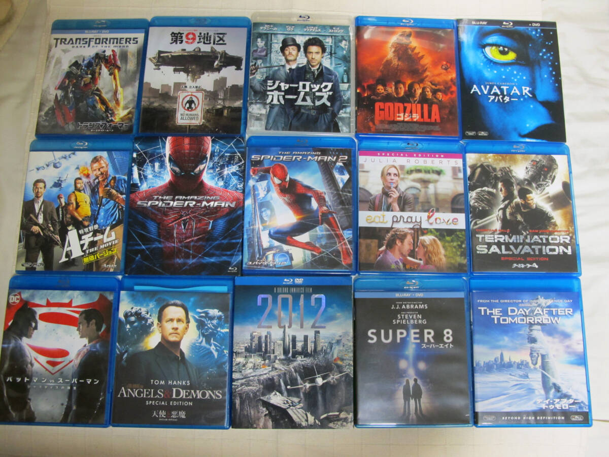 ◆◇ 洋画等Blu-ray ブルーレイ 42本セット　SF・アクション系　ターミネータ・新起動／アメイジング スパイダーマン他 ◇◆_画像2