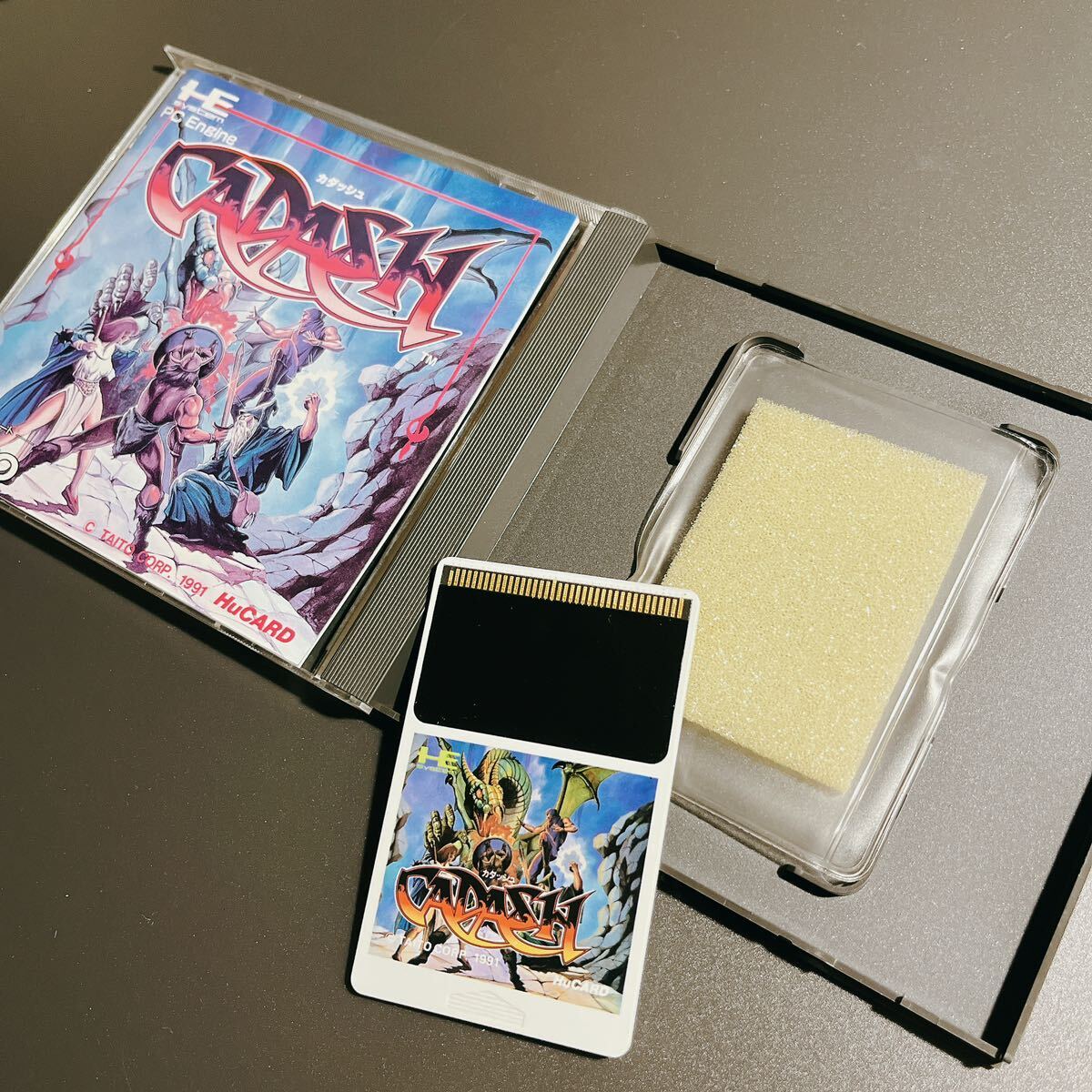 PCE カダッシュ CADASH PCエンジン HUカード タイトー PC Engine .の画像3