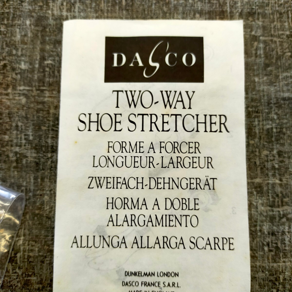 す1283 シューキーパー 英国製 Dasco ダスコ 2WAY シューストレッチャー 靴伸ばし器 ドイツ製 FOOTJOY フットジョイ まとめ売り_画像9