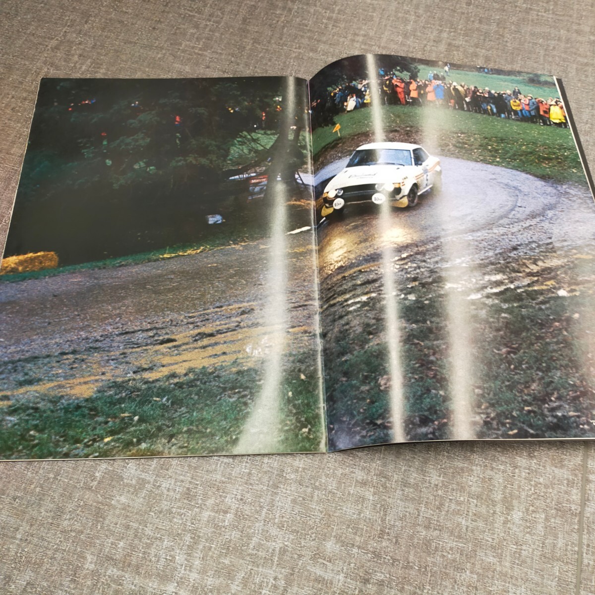す1315 写真集 初代セリカ CELICA IN THE EXCITING WORLD 大判 F1 ラリー 旧車 当時物 トヨタの画像10