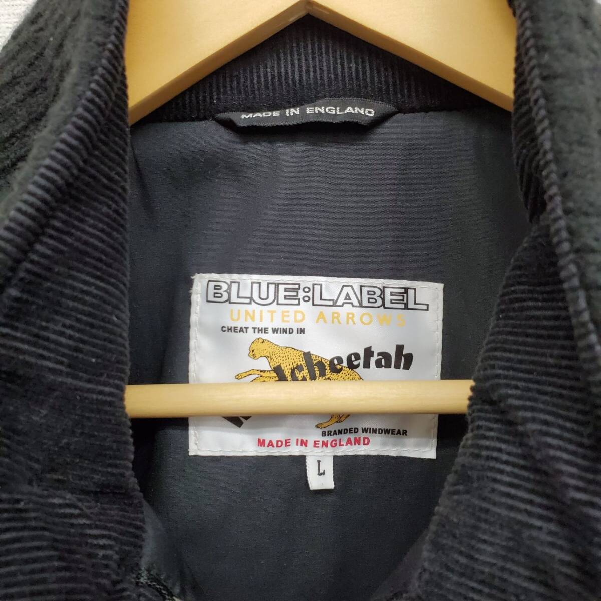 BLUE LABEL ブルーレーベル ジャケット ジャンパー アウター ブラック系 メンズ Lサイズ【CT165】_画像4