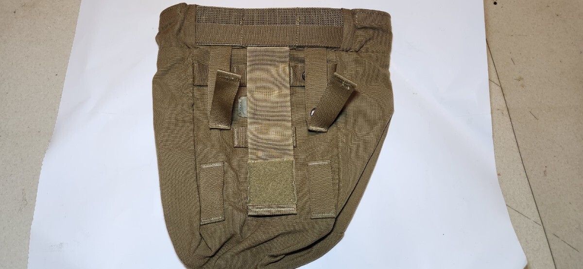 米軍 実物 マガジン ダンプポーチ DUMP POUCH タンカラー コヨーテ SDS 海兵隊 Marine Corps サバゲー 装備 自衛隊 沖縄 払い下げ ①の画像3