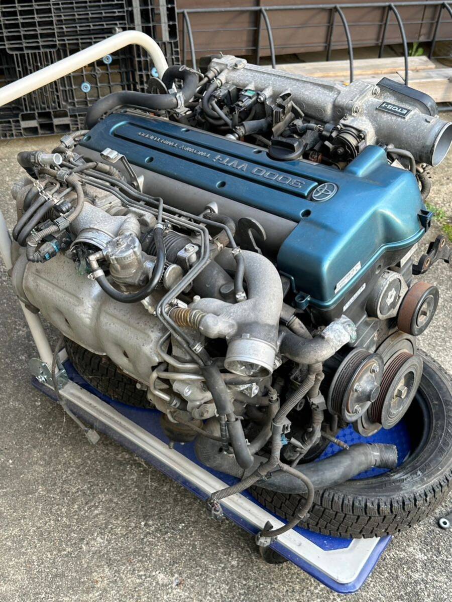 2JZ-GTE エンジン アリストv300より取り外し_画像1