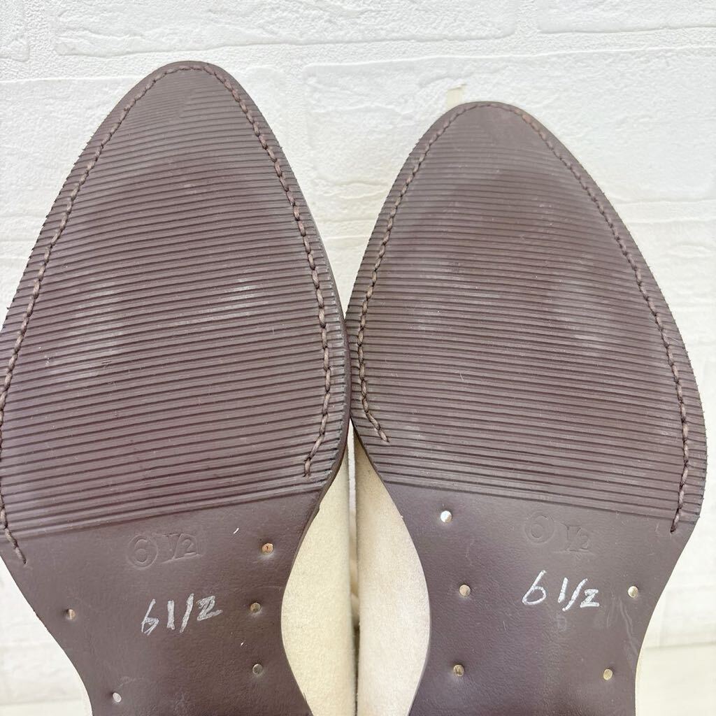 RODEOロデオ MR-HAN スエード ブーツ シューズ ショートブーツ ウエスタンブーツ レディースブーツ 靴 6 1/2 23.0 23.5 KH_画像8