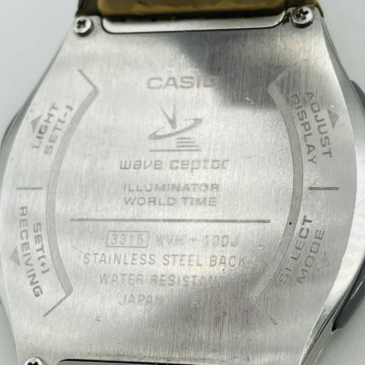24 CASIO カシオ WVH-100J wave ceptor ウェーブセプター タフソーラー 電波ソーラー メンズ腕時計 腕時計 時計 デイデイト表示 2針 ATの画像5