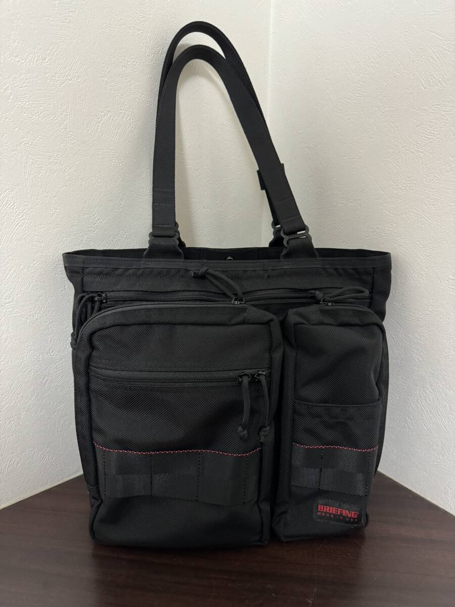 BRIEFING ブリーフィング BS TOTE TALL トートバッグ BRF300219 ブラック　美品_画像1