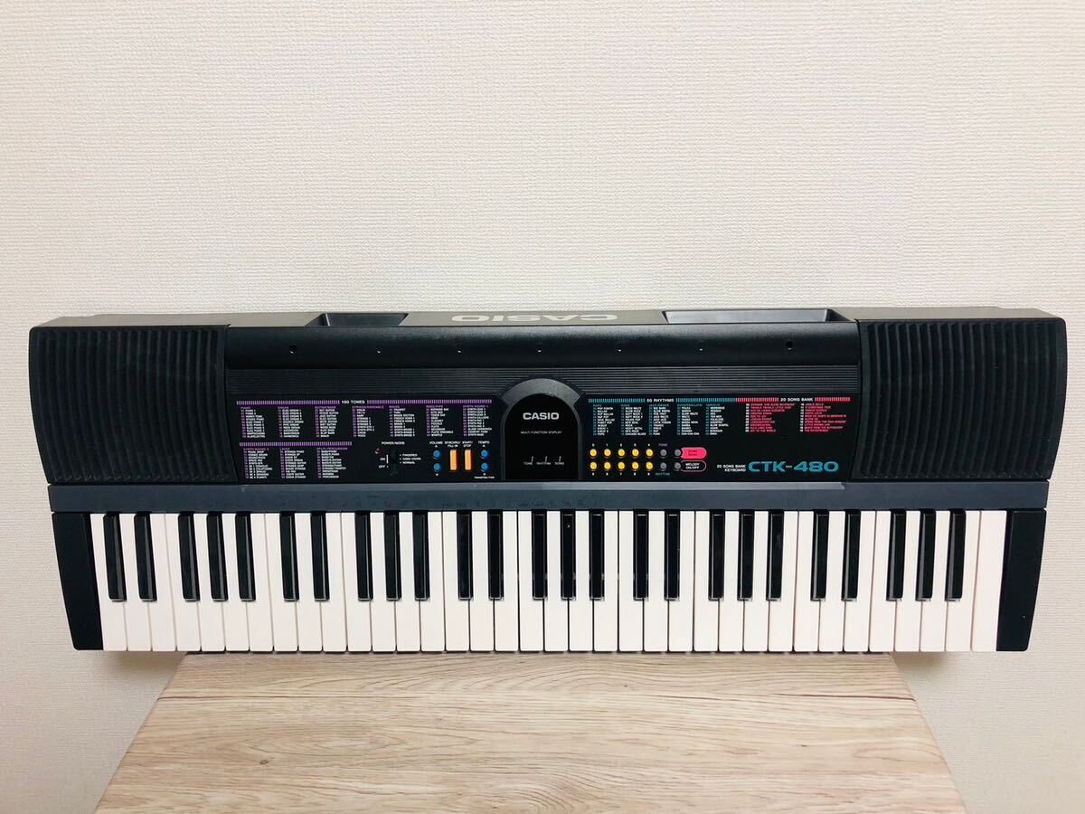 【未使用】CASIO CTK-480 電子ピアノ 電子キーボード 61鍵盤