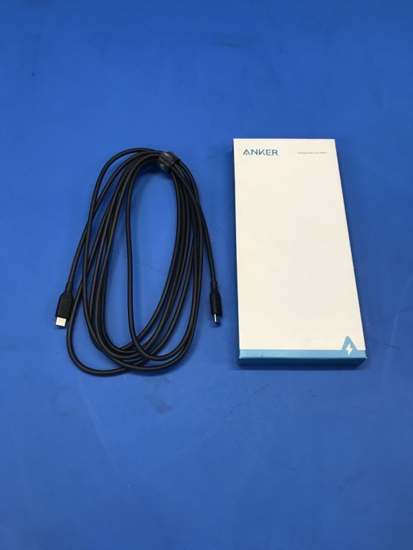 未使用【 アンカー / ANKER 】PowerLineIII USB-C to USB-C Cable 3m 充電ケーブル YP 在10_画像1