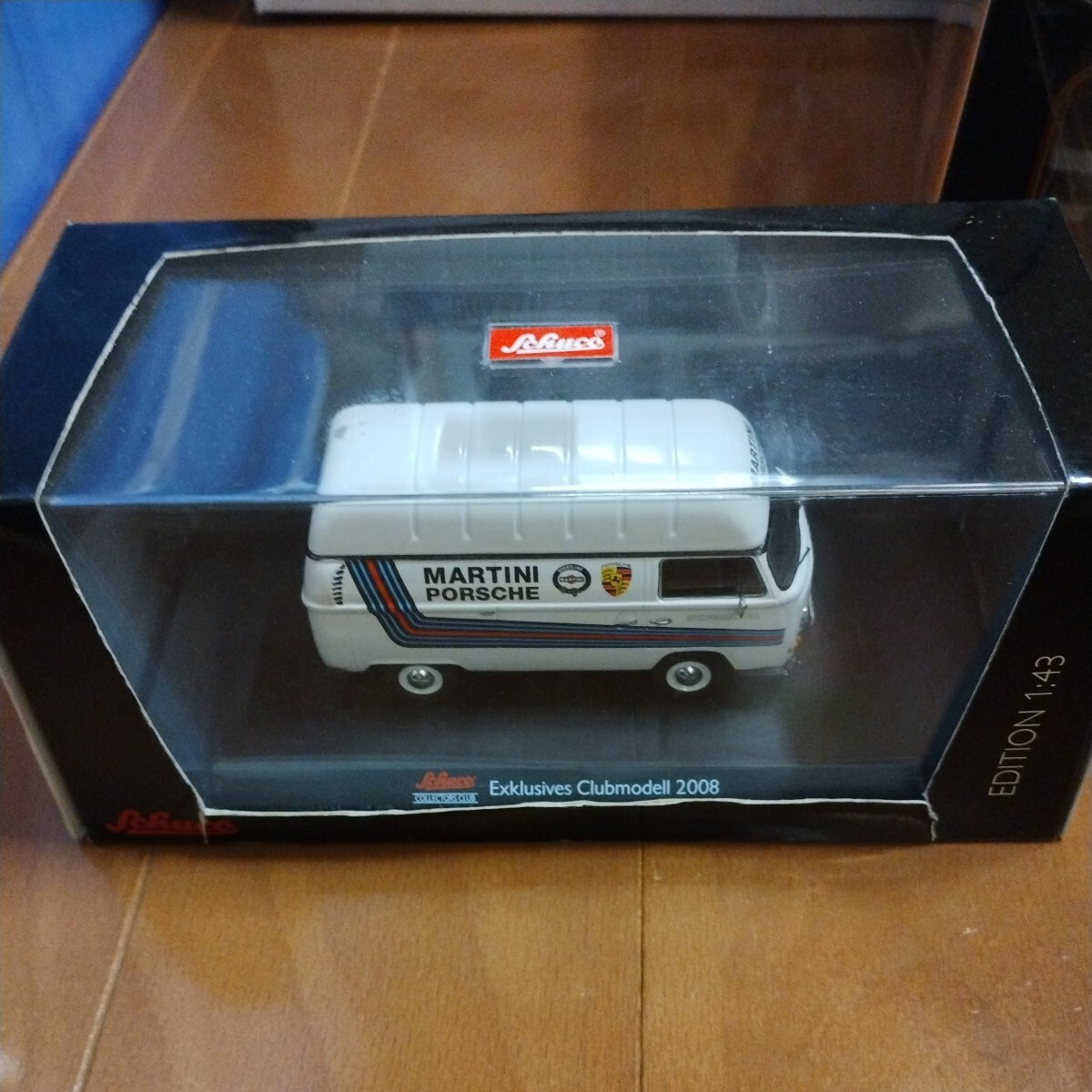 1/43 Volkswagen Volkswagen T2a support van PORSCHE Porsche Martini MARTINI 2008 Club model special order box scratch have 