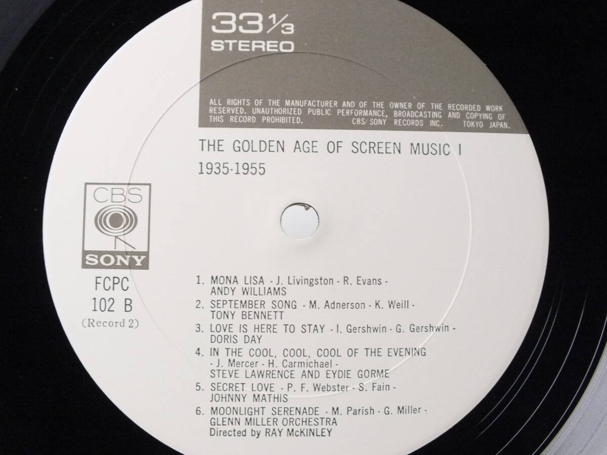 LP FCPC 101-2 THE GOLDEN AGE OF SCREEN MUSIC 1935-1955 【8商品以上同梱で送料無料】_画像7