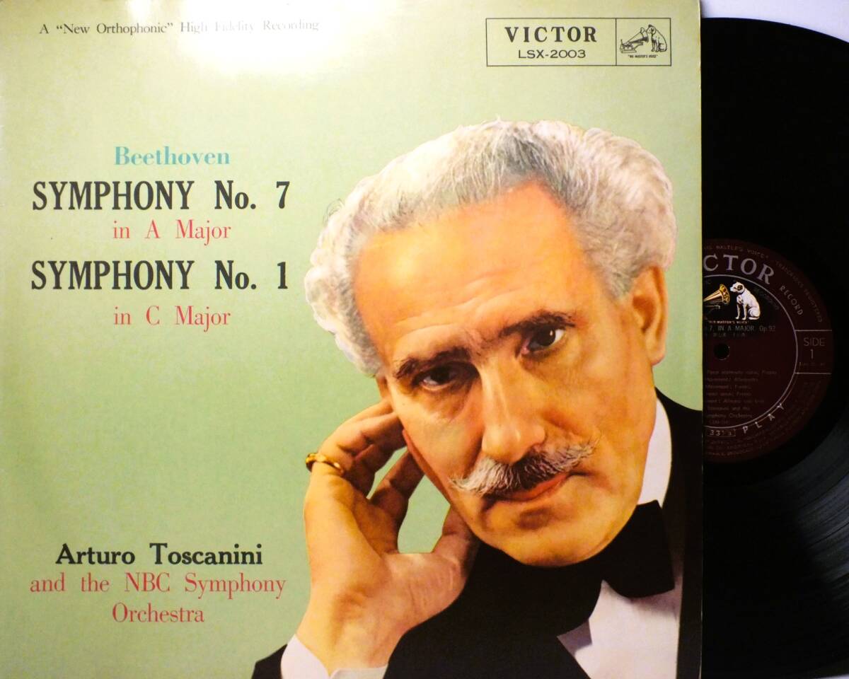 LP LSX 2003 アルトゥーロ・トスカニーニ　ベートーヴェン　交響曲　第７番　第１番　NBC交響曲 【8商品以上同梱で送料無料】_画像1