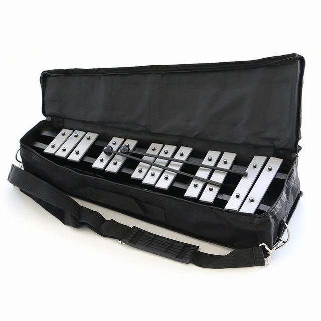鉄琴 折り畳み 楽器 卓上 練習 30音鍵盤 鍵盤 マレット2本 収納バッグ付属_画像2
