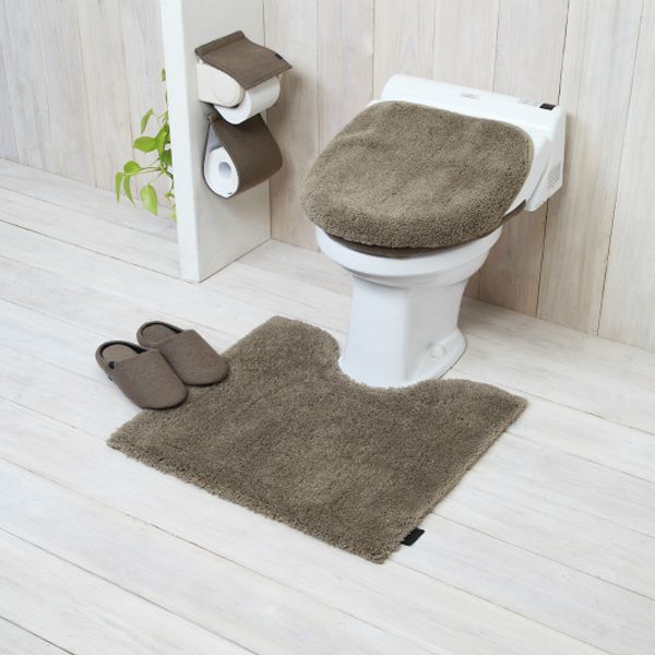 mo mites -stroke toilet mat mocha 3 piece set 2 set 