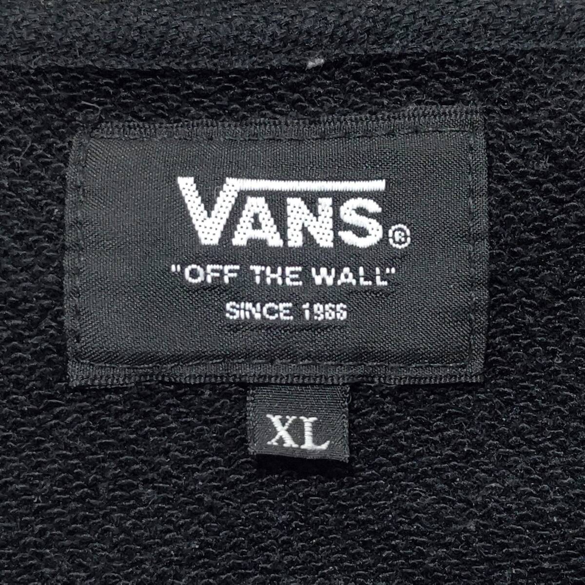 大きいサイズ◎【VANS】バンズ スウェット トレーナー カリフォルニアOFF THE WALL ストリート サーフ スケボー ブラック 黒 XL/Y4847j_画像5