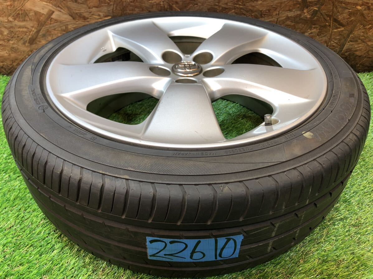 トヨタ純正 17inch 7j+50× 215/45R17 PCD100 5穴 30 プリウス Sツーリング_画像1