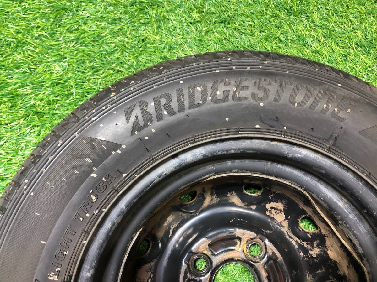 スズキ純正 × BRIDGESTONE 145/80R12 (145R12)PCD100 キャリイ エブリイ アルト スクラム NT NV クリッパー ミニキャブ キャリー エブリー_画像7