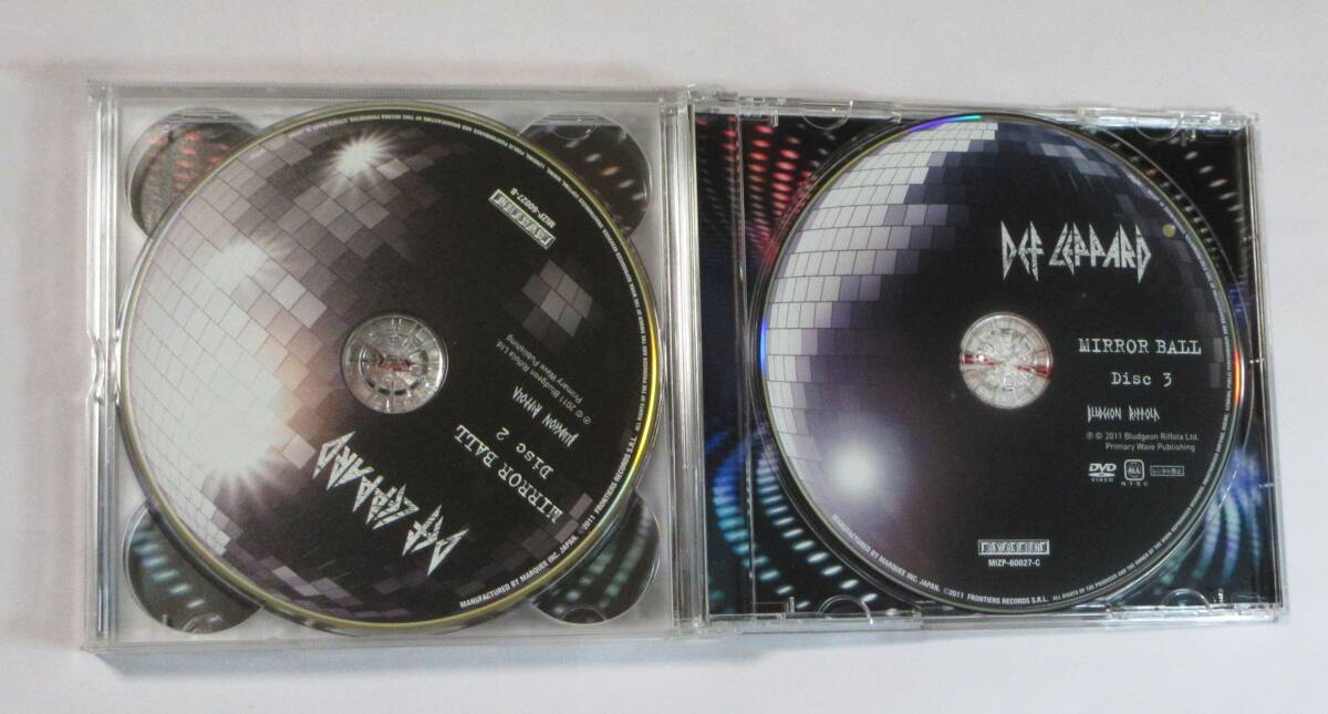 中古 国内盤 CD デフ・レパード / ミラー・ボール 2CD+DVD_画像4