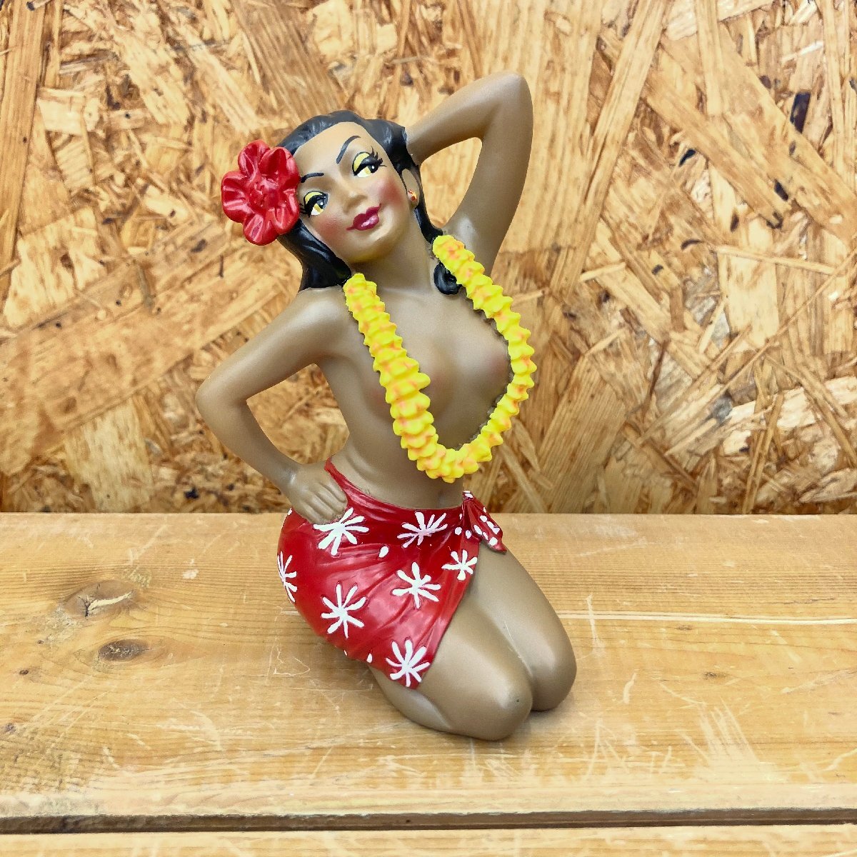 SEXY HULA GIRL セクシーフラガール Hawaii ハワイアン ピックザハワイ フラドール 人形 雑貨 置物 フィギュア アメリカ雑貨 インテリア_画像1