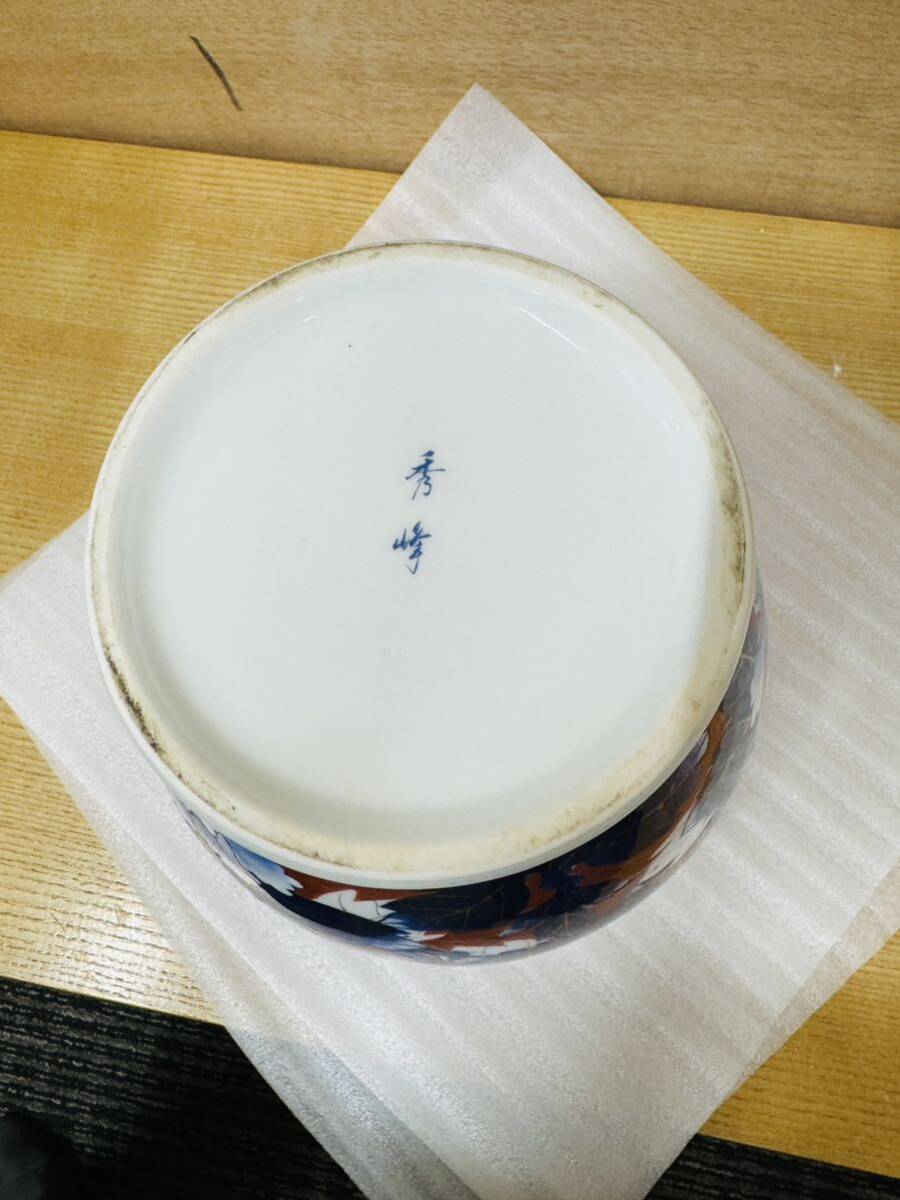 ☆有田焼 秀峰窯☆壺 ツボ インテリア 花器 丸花瓶 花瓶 生花 ☆有田焼 秀峰窯☆壺 ツボ インテリア 花器 丸花瓶 花瓶 生花